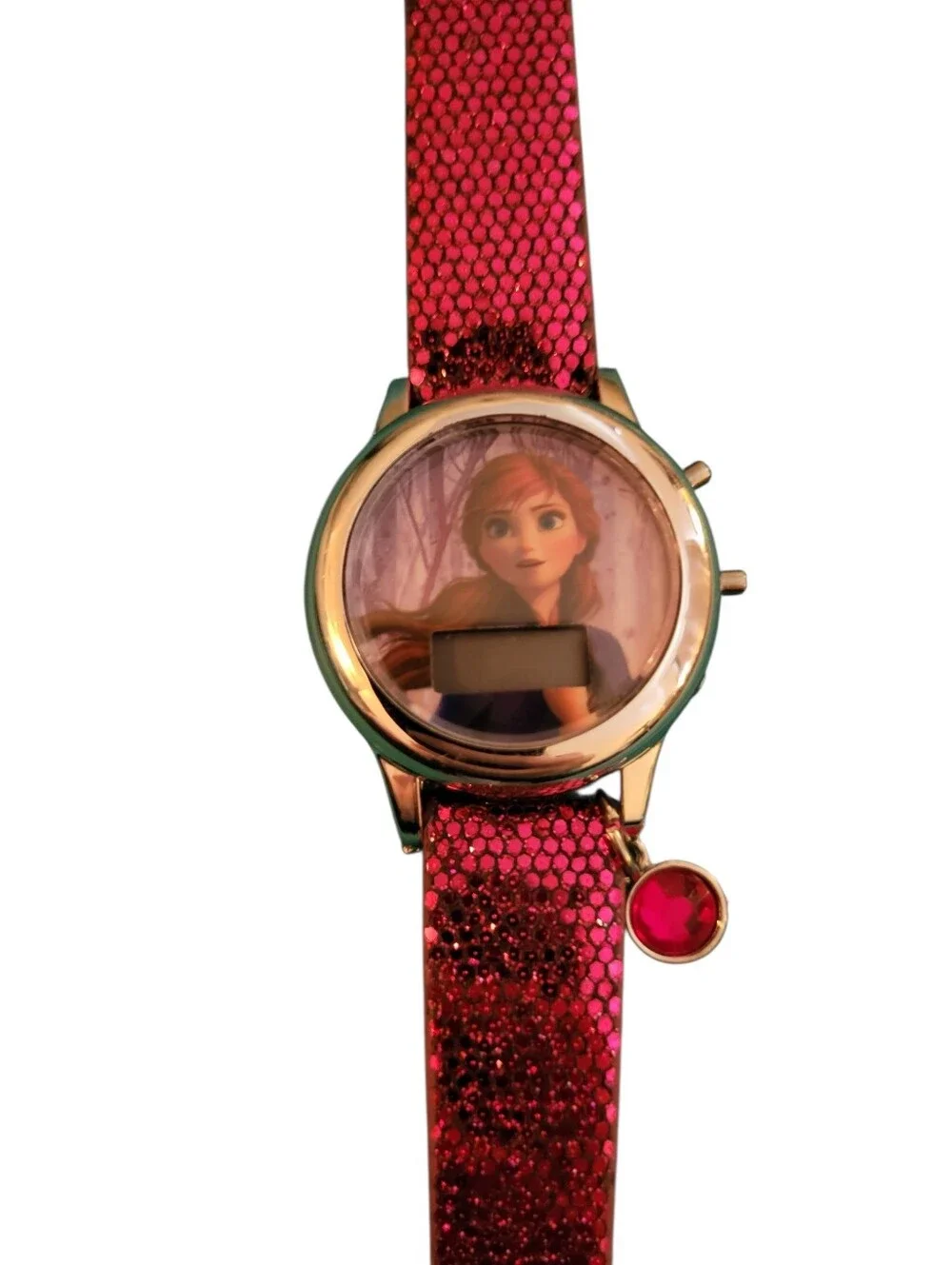 Disney Frozen Glitter Digital Watch Pink